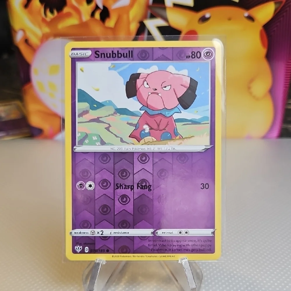 Snubbull 070/189 Pokémon TCG Reverse Holo Rare